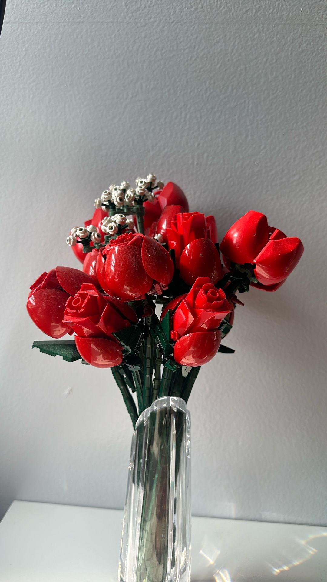 Lego Roses (Vase Not Included)