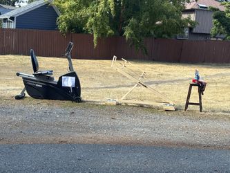 Free Exercise, Bike, And A Pet Ramp For A Bedroom.