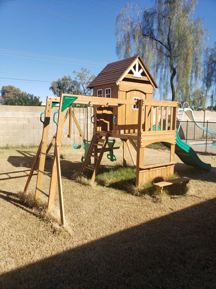 Backyard Discovery Montpelier All Cedar Swing Set for Sale in Phoenix
