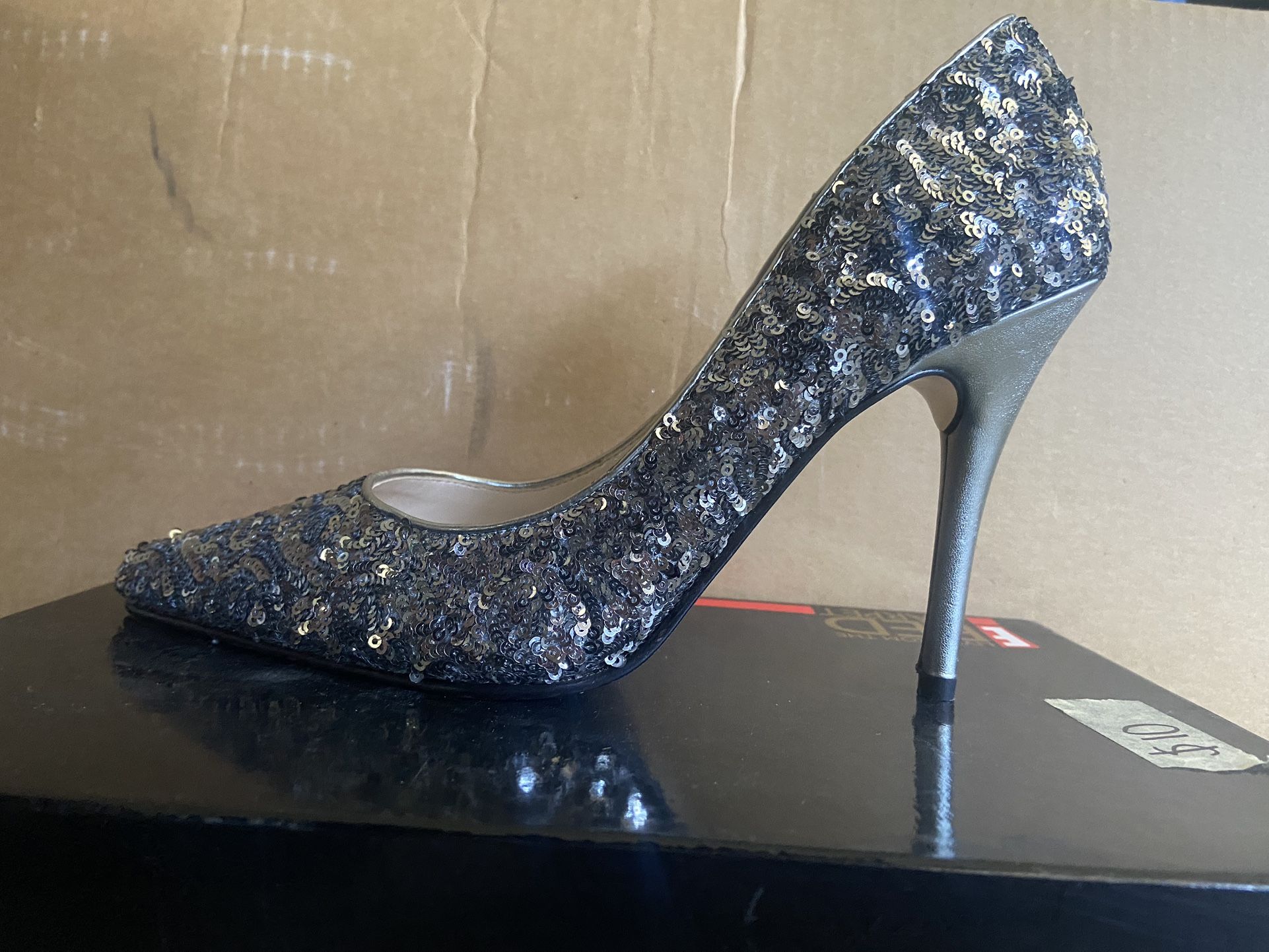 Sequins Pumps Heels 