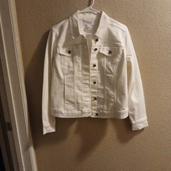 White Jean Jacket