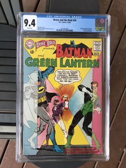 The Brave And The Bold #59 (1965) CGC 9.4 — White Pages; 1st Batman Team-up Book