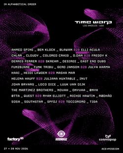 Time Warp LA Saturday portion
