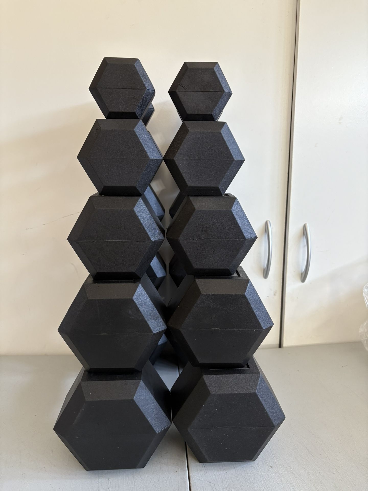 Brand New Set Of 150 Lbs Dumbbells 