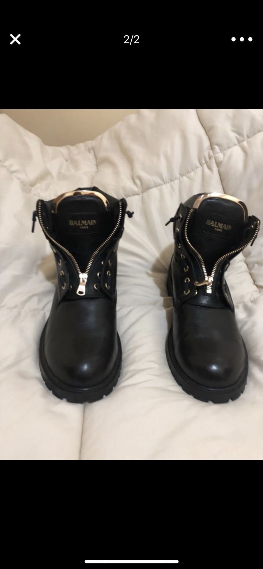 Balmain boots size 10