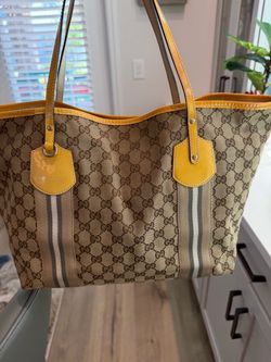 Authentic Gucci GG Canvas Tote Bag
