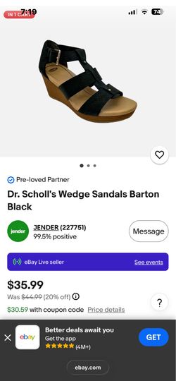 Dr scholls women wedges size 10