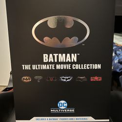 McFarlane Toys - WB 100 DC Multiverse Batman The Ultimate Movie Collection 7in Figure 6pk, Gold Label.