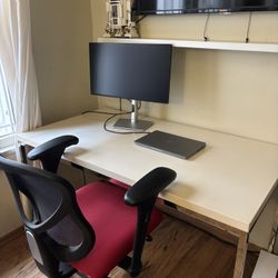 Desk and printer stand