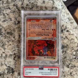Magcargo Ex Holo (2003) PSA 8 