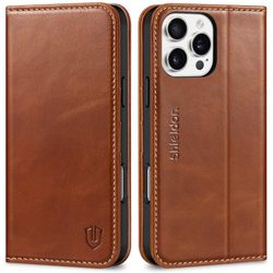 IPHONE 16pro Max Leather Case 