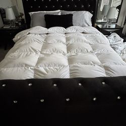 Velvet Queen Size Bed frame