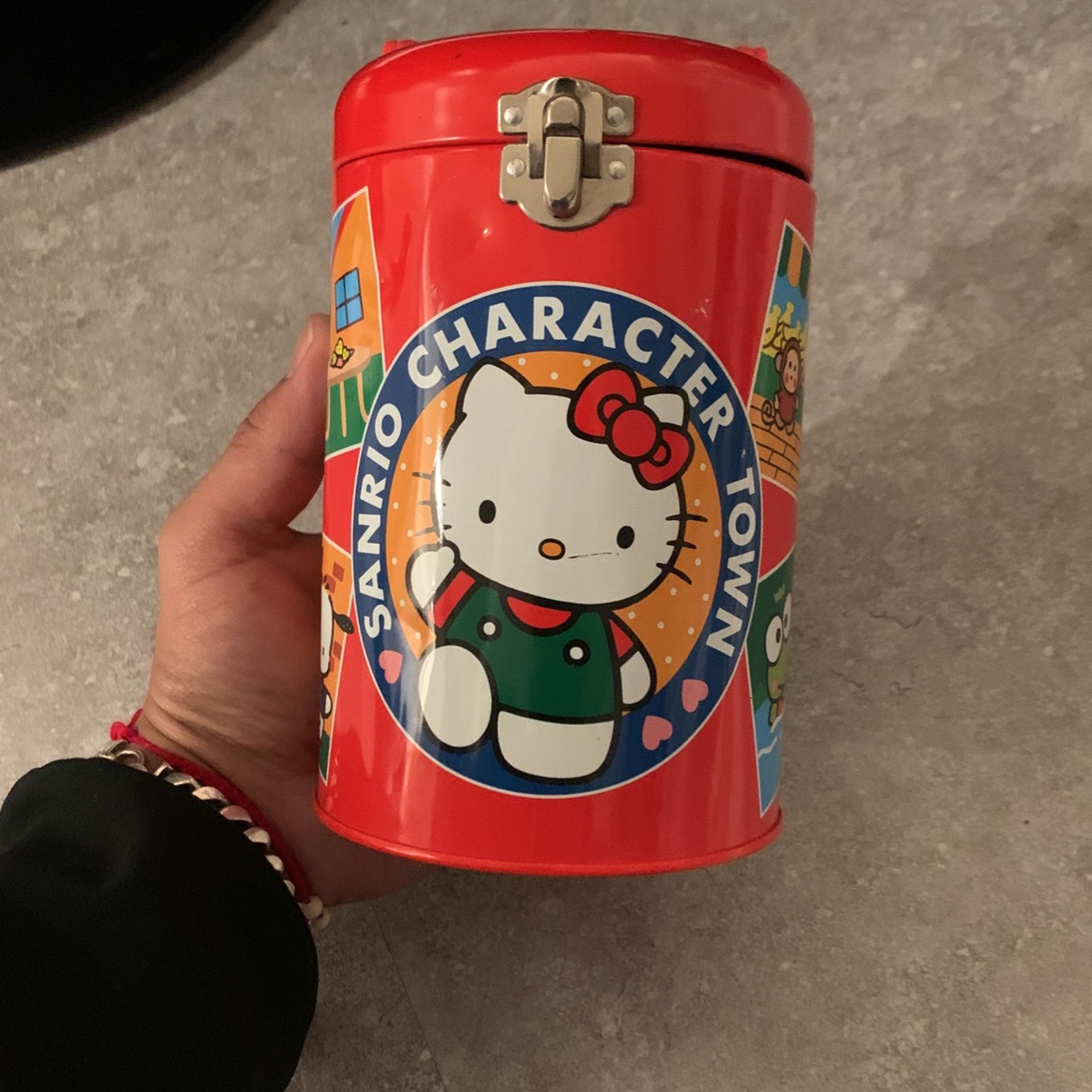 Sanrio Character Town Tin Container