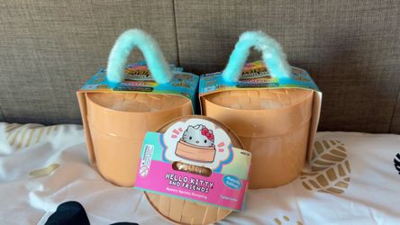 RMS Sanrio Mystery Dumplings Plush & Hello Kitty Squishy Squeeezy Needoh Dumpling