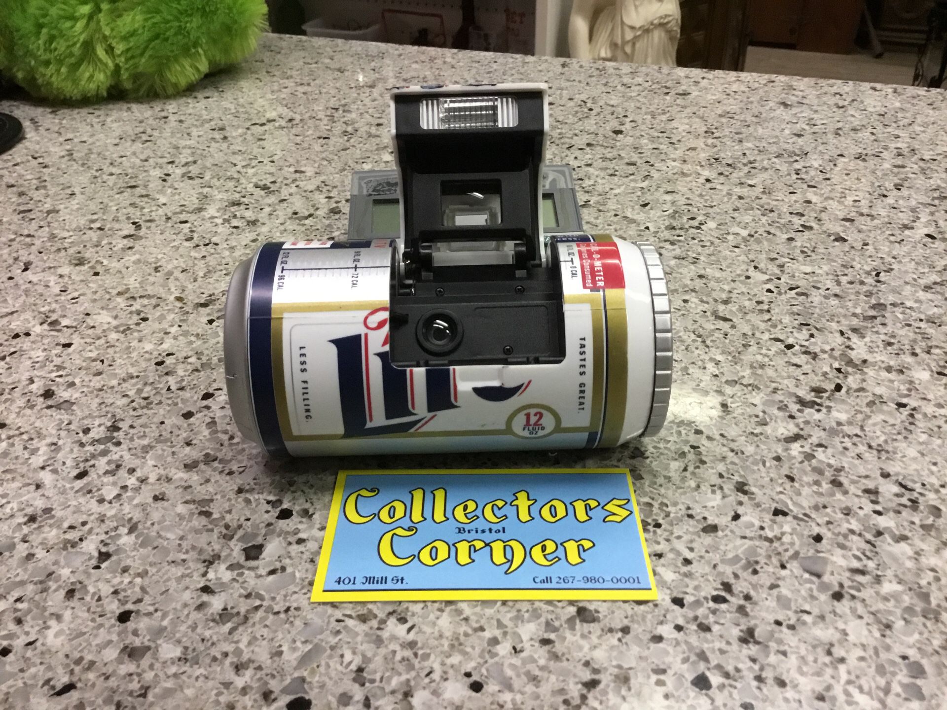 Miller lite camera can. Great for collector