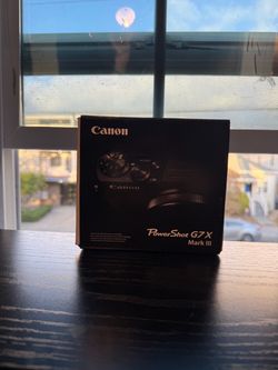 Canon PowerShot G7X Mark III Camera Box