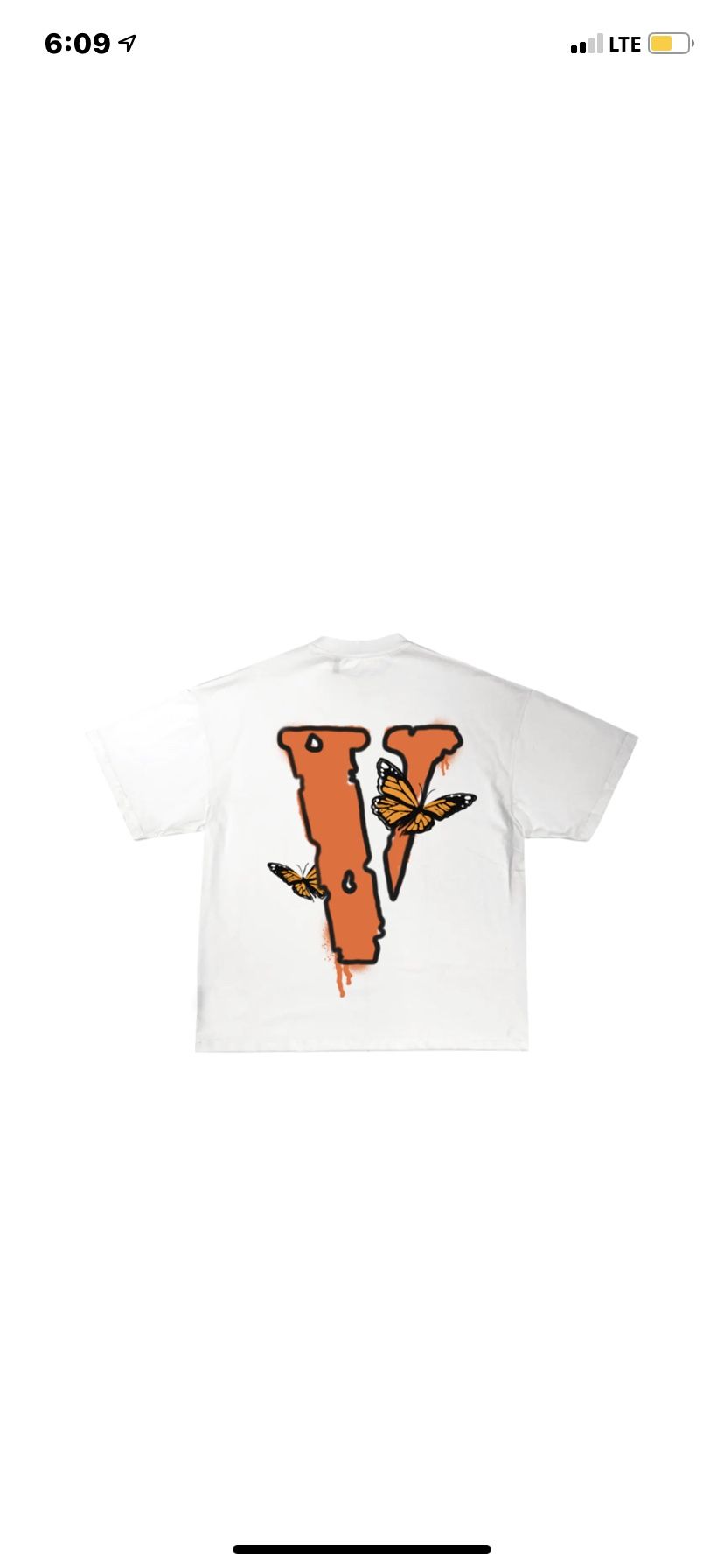 Juice Wrld x Vlone Butterfly Tee