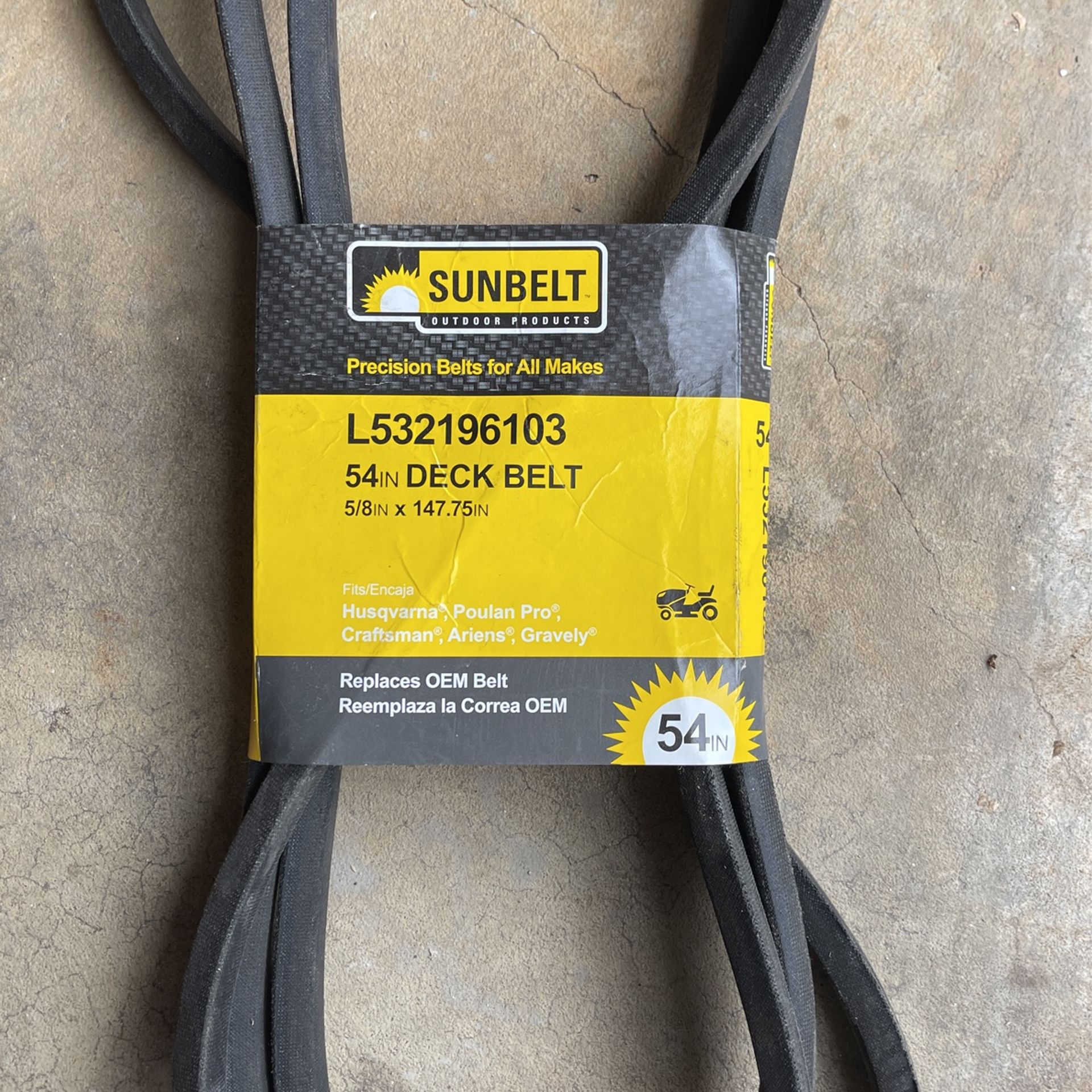 54 Inch Deck Belt