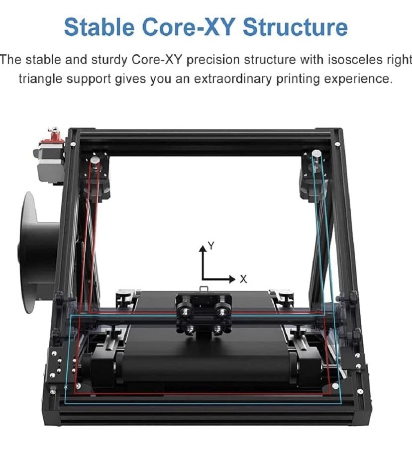 Creality CR 30 3D Printer with Infinite Z Axis Printing, Creality 3DPrintMill with Upgraded Silent Motherboard Stable CoreXY Structure Filament Sensor