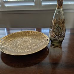 2 Vintage Glass Pieces