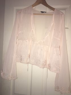 Sheer Long Sleeve Top