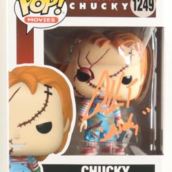 Alex Vincent Signed "Bride of Chucky" #1249 Chucky Funko Pop! Inscribed "Andy" (PA)