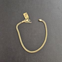 14k Gold Bracelet 7.25 Inch