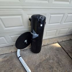 Century Heavy Punching Bag with Heavy-Duty Chain & Mounting Hardware – Boxing/MMA