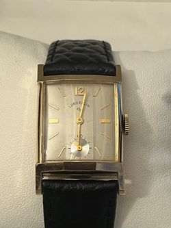 Vintage Lord Elgin Art Deco Tank Watch - Gold Filled Rectangular Mechanical Wind watch