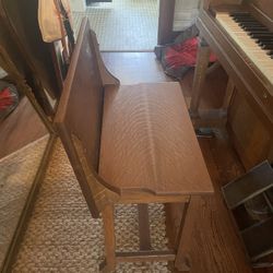 Hamilton Manuela Upright 1920’s Player piano With Bench Seat