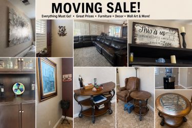 Moving sale