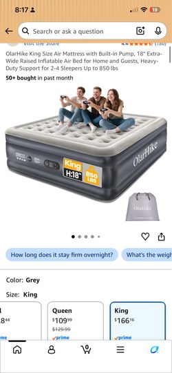 New king air mattress