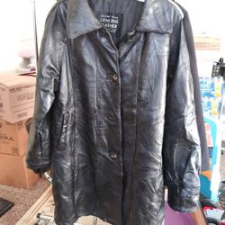 Women's Genuine Leather Coat