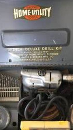 ⚐ Cool, vintage 1/4" drill by Home Utility