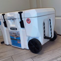 Lifetime Nevera de Polietileno de Alto Rendimiento, 55 Cuartos, Blanco (90949)