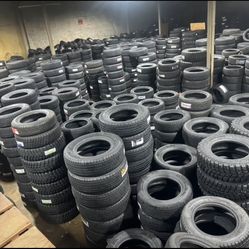 New tires —— llantas nuevas