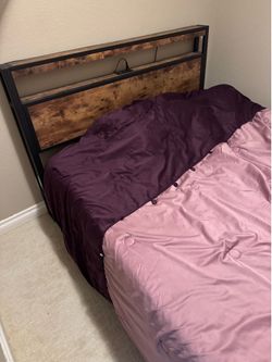Bed and frame