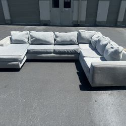 Large Gray Sectional 