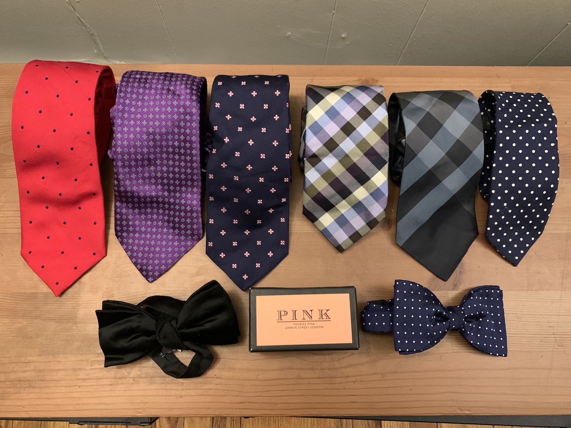 Ties Designer Burberry . Thomas Pink . Ermenegildo Zegna Etc