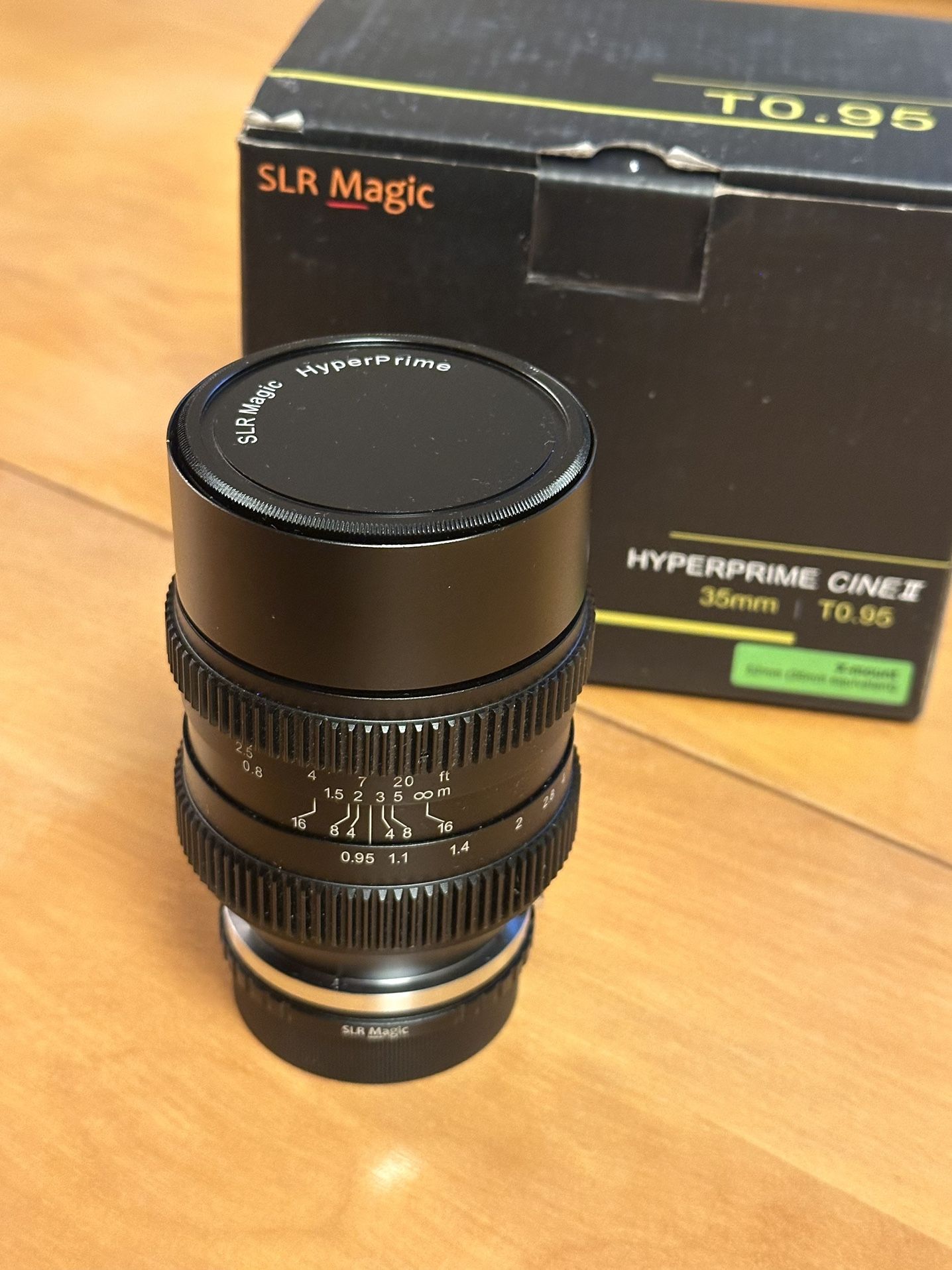 SLR Magic Hyperprime Cine 35mm T0.95 Mark II Lens with Fuji X Mount