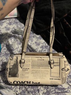 Coach newspaper purse