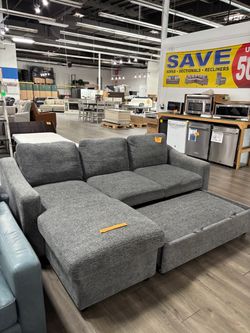 Secciónal Sofa Cama Gris Y Más !