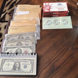 Huge Silver And Currency Lot