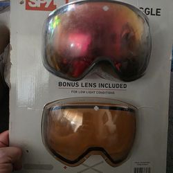 SPY+ Underpin Snow Goggles w/ Bonus Lens