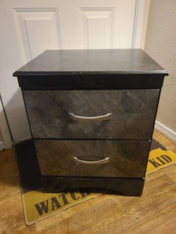 Granite Decal Nightstand