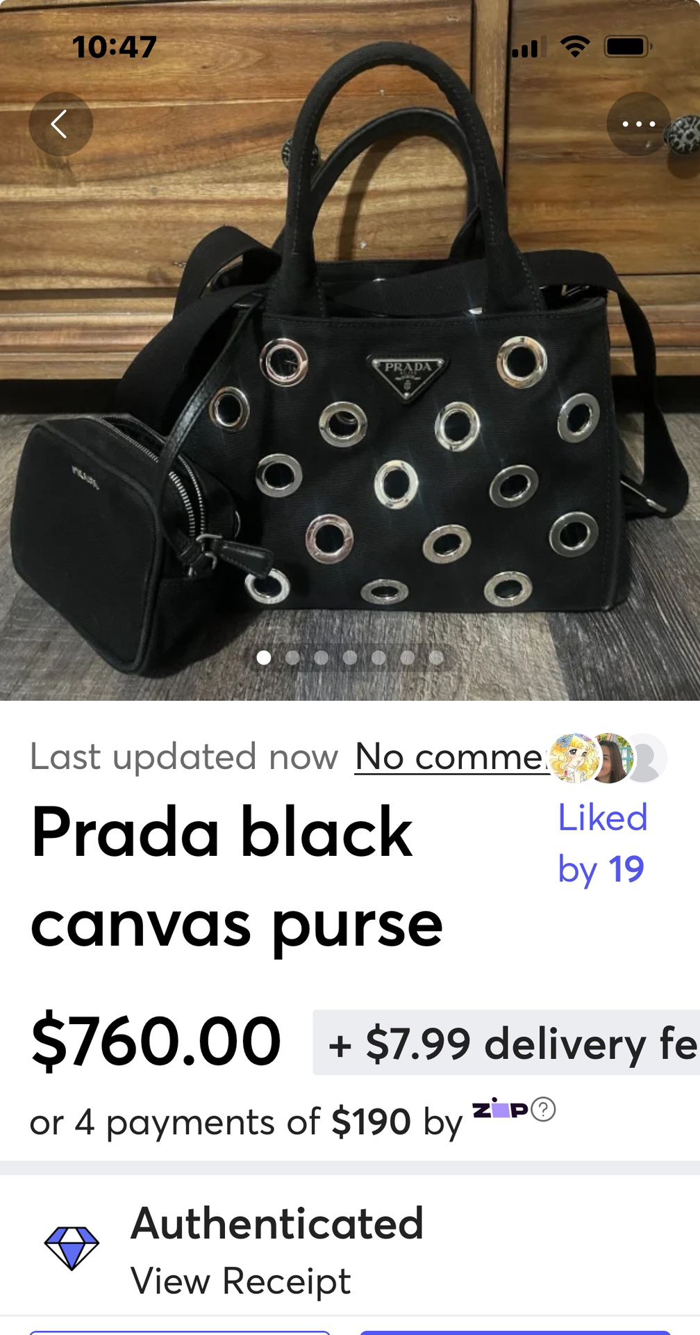 Prada Black Bag/crossbody 