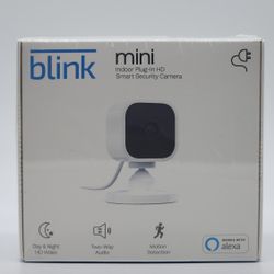 Blink Mini Indoor Plug In Smart Security Camera