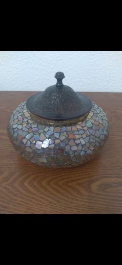 Mosaic Trinket Urn