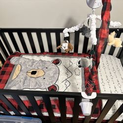 Baby Crib & Changing Table Set