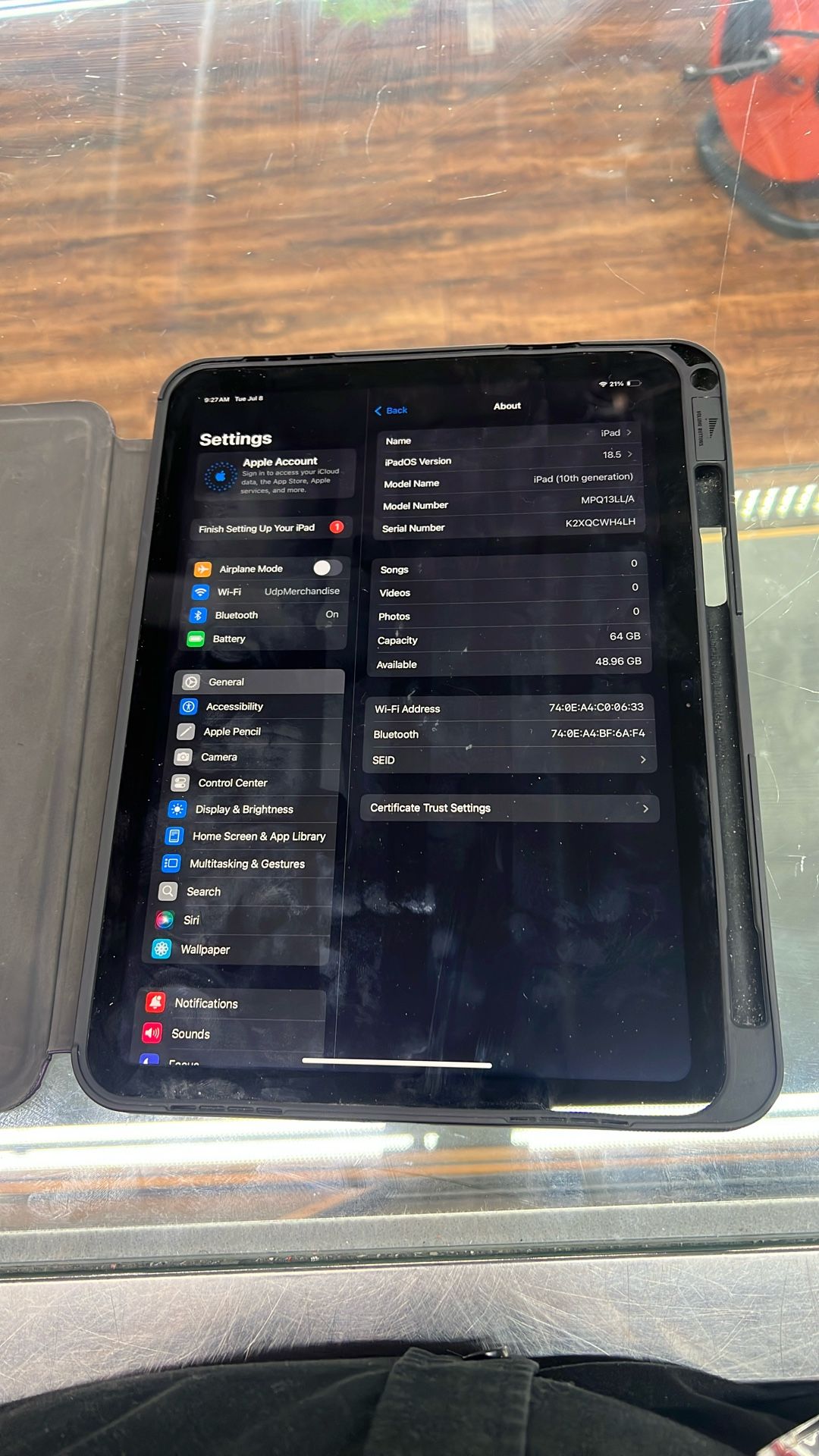 Apple Tablet A2696
